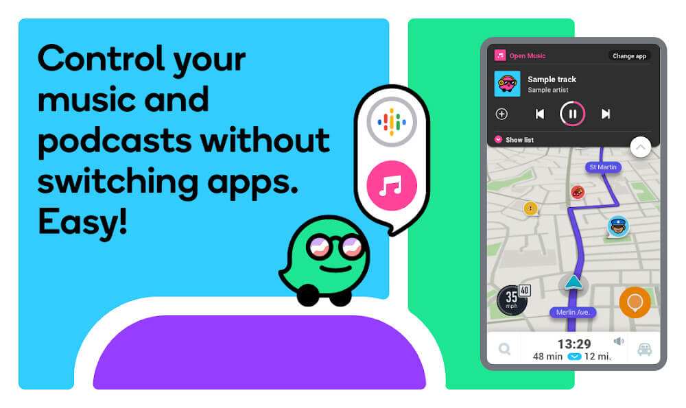 Waze v4.107.5.0 APK + MOD (Optimized)