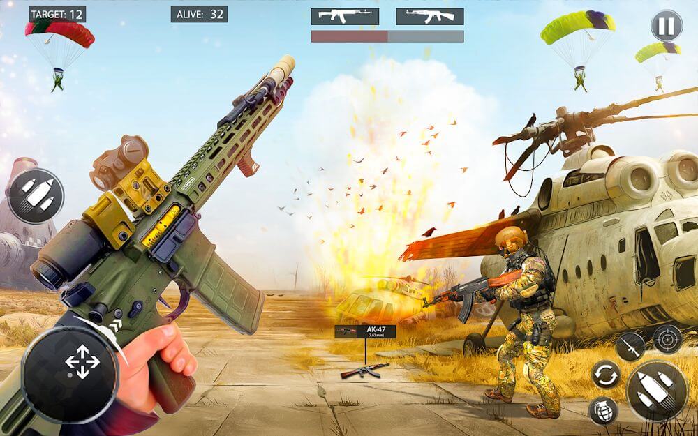 Weapon Shooting Strike v1.48 MOD APK (God Mode, Dumb Enemy)