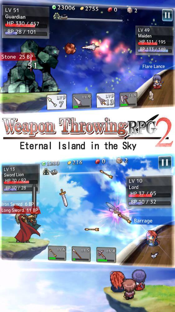 Weapon Throwing RPG 2 v1.1.2 MOD APK (Unlimited Money, Stamina)