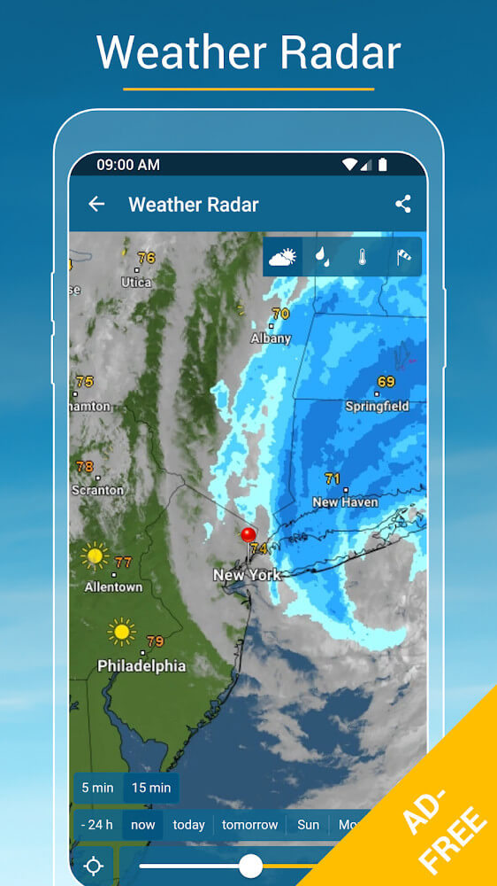 Weather & Radar Pro v2024.17.1 APK + MOD (Optimized)