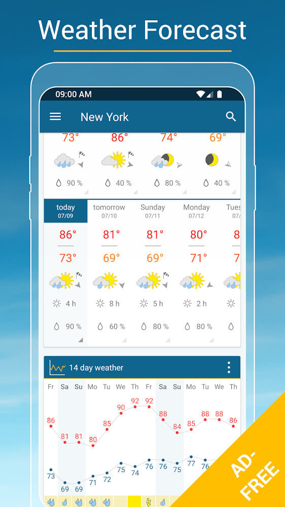 Weather & Radar Pro v2024.17.1 APK + MOD (Optimized)