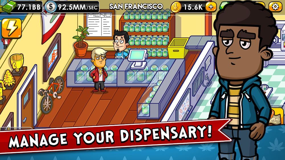 Weed Inc: Idle Tycoon v3.10.87 MOD APK (Free Shopping)