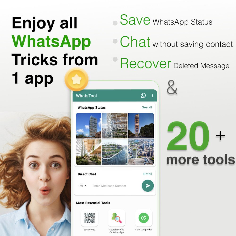 WhatsTool: Toolkit for WhatsApp v3.0.22 APK + MOD (Pro Unlocked)