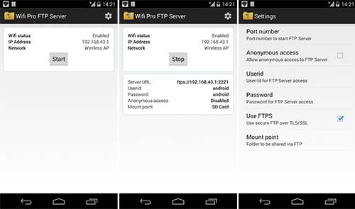 WiFi Pro FTP Server 1.5.5 Apk for Android