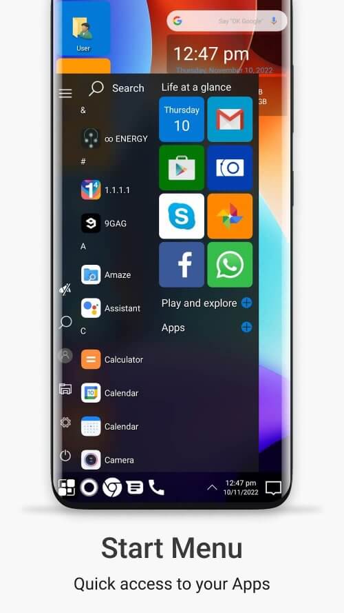 Win 11 Launcher v8.97 MOD APK (Pro Unlocked)