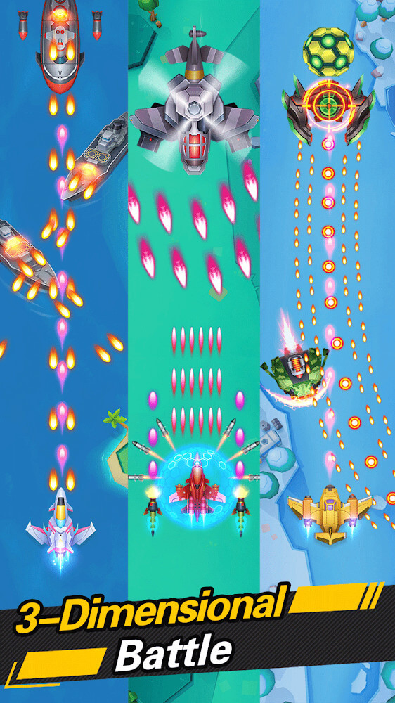 WinWing: Space Shooter v2.3.9 MOD APK (Menu/Damage, High Health)