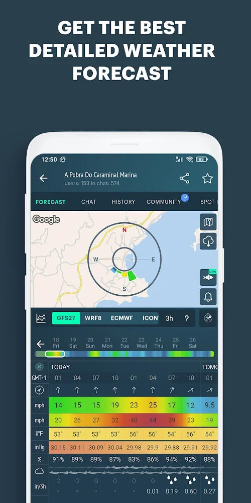 Windy.app v57.0.0 MOD APK (Premium Unlocked)