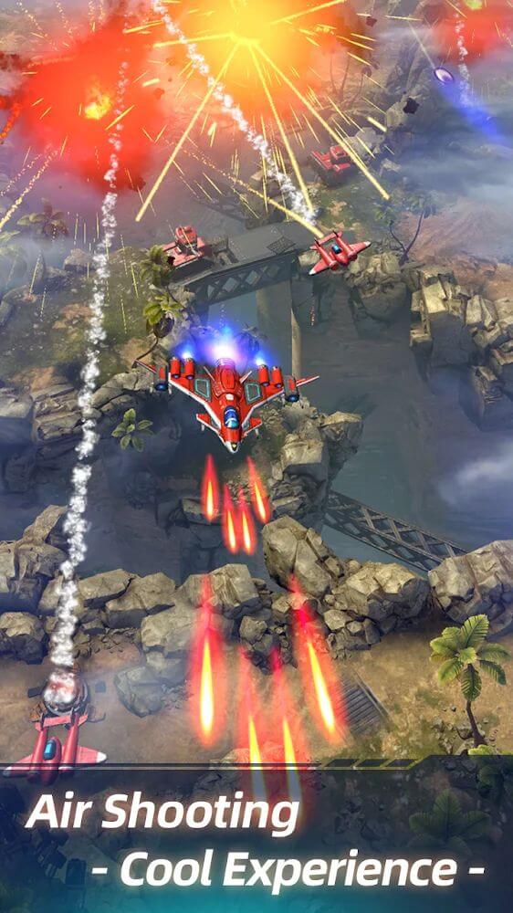 Wing Fighter v1.7.630 MOD APK + OBB (Damage, God Mode, Free Rewards)