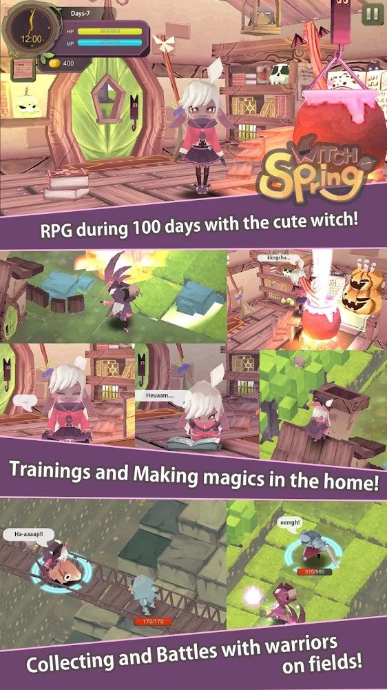 WitchSpring v1.9.8 MOD APK (Unlimited Money) Download for Android