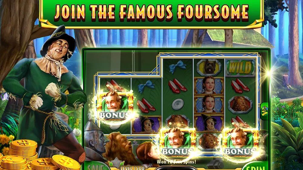 Wizard of Oz Slot Machine Game v199.0.3255 MOD APK (Unlimited Money)