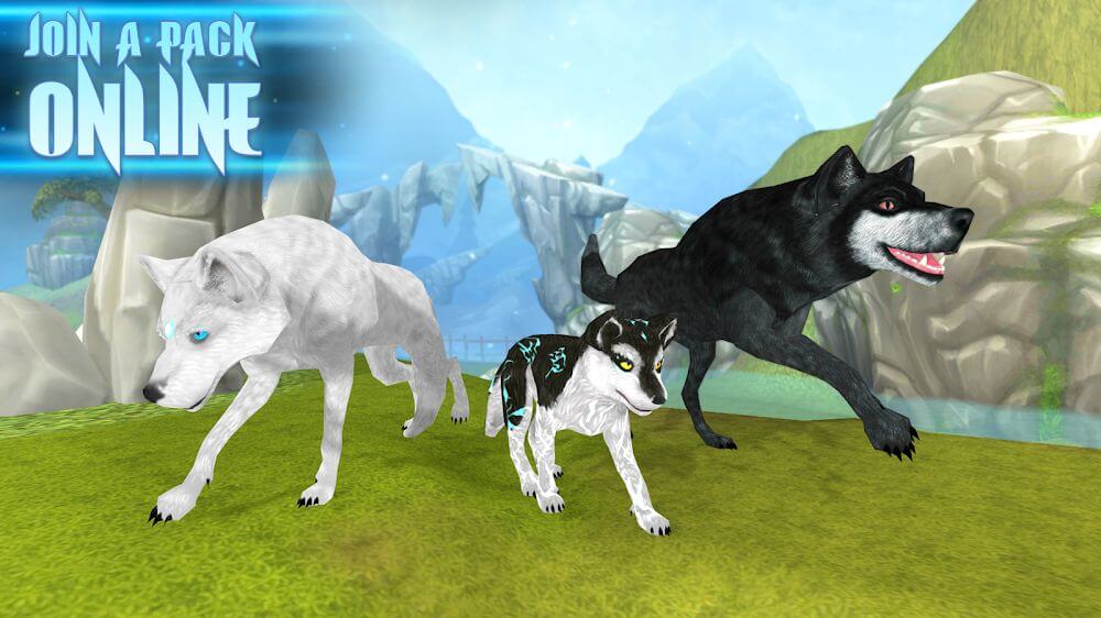 Wolf: The Evolution Online RPG v1.96 MOD APK (High Meat, Unlimited Energy)