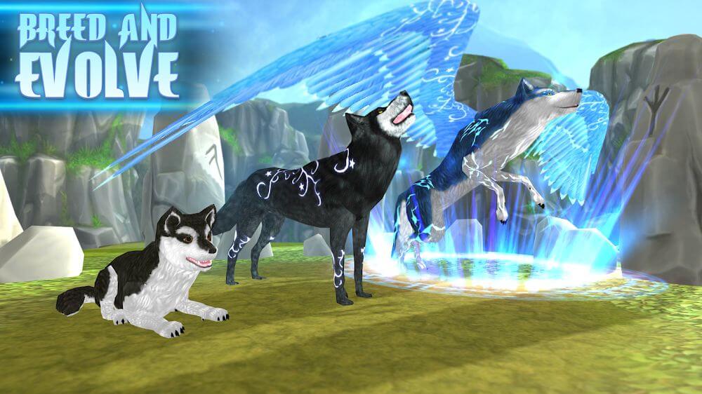 Wolf: The Evolution Online RPG v1.96 MOD APK (High Meat, Unlimited Energy)