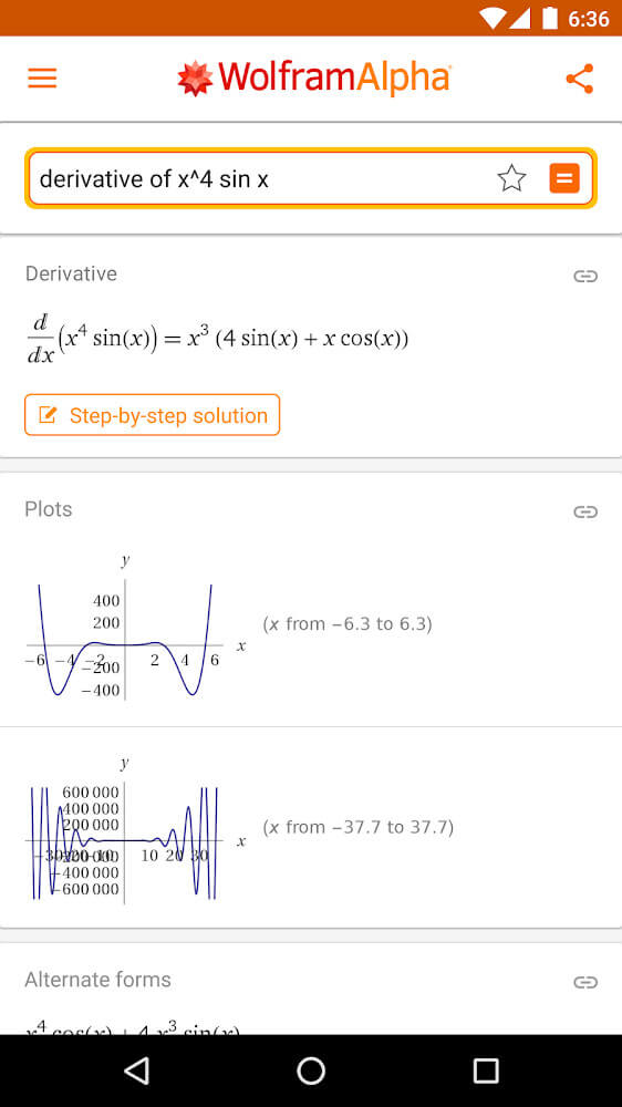 WolframAlpha v1.4.25.20240807424 APK + MOD (PAID/Patched)