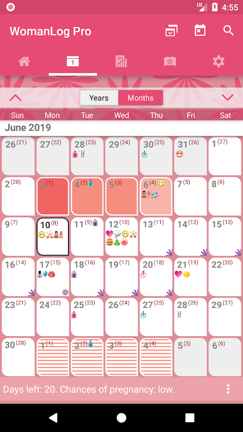 WomanLog Pro Calendar v6.2.4 APK (Patched)
