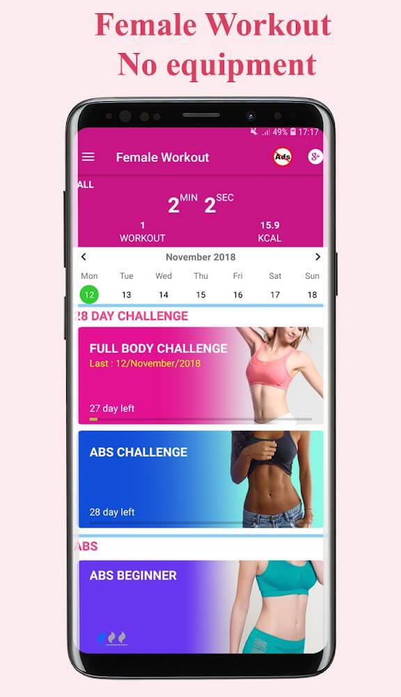 Women Workout - Female Fitness v7.57 APK + MOD (Premium Unlocked)