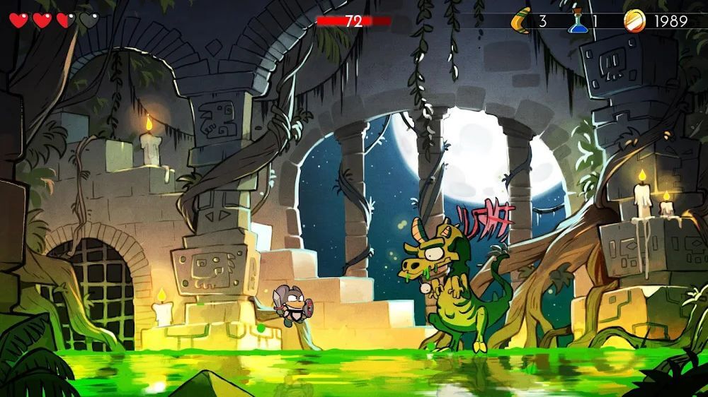 Wonder Boy: The Dragon's Trap v1.1.3 MOD APK + OBB (God Mode, Money)