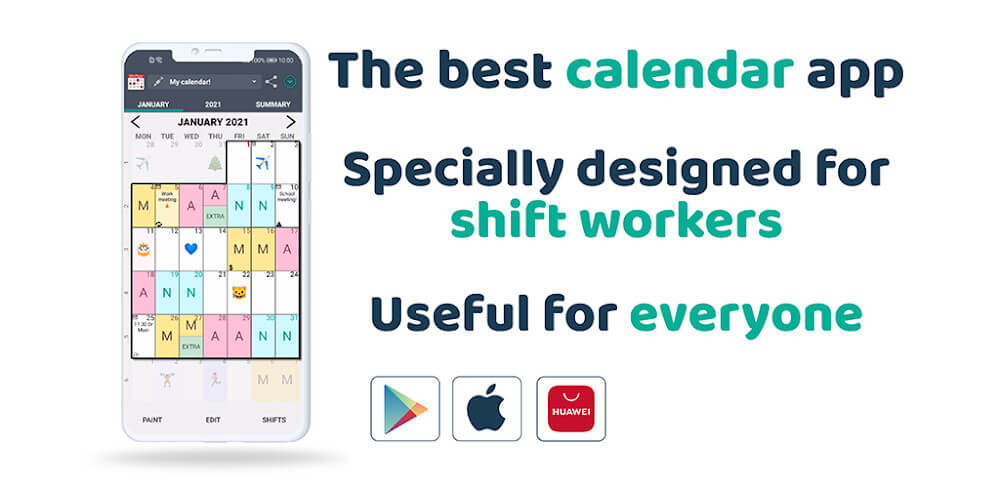 Work Shift Calendar v2.0.4.8 APK + MOD (Pro Unlocked)