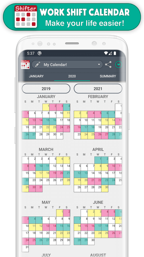 Work Shift Calendar v2.0.7.1 MOD APK (Premium Unlocked)