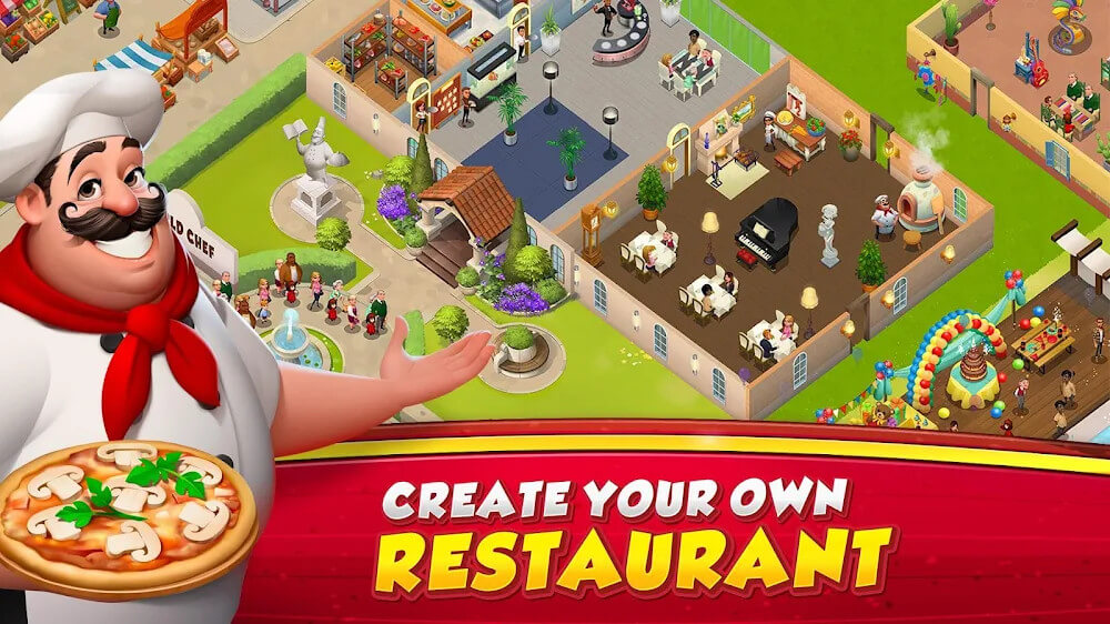 World Chef v2.7.7 MOD APK (Instant Cooking)