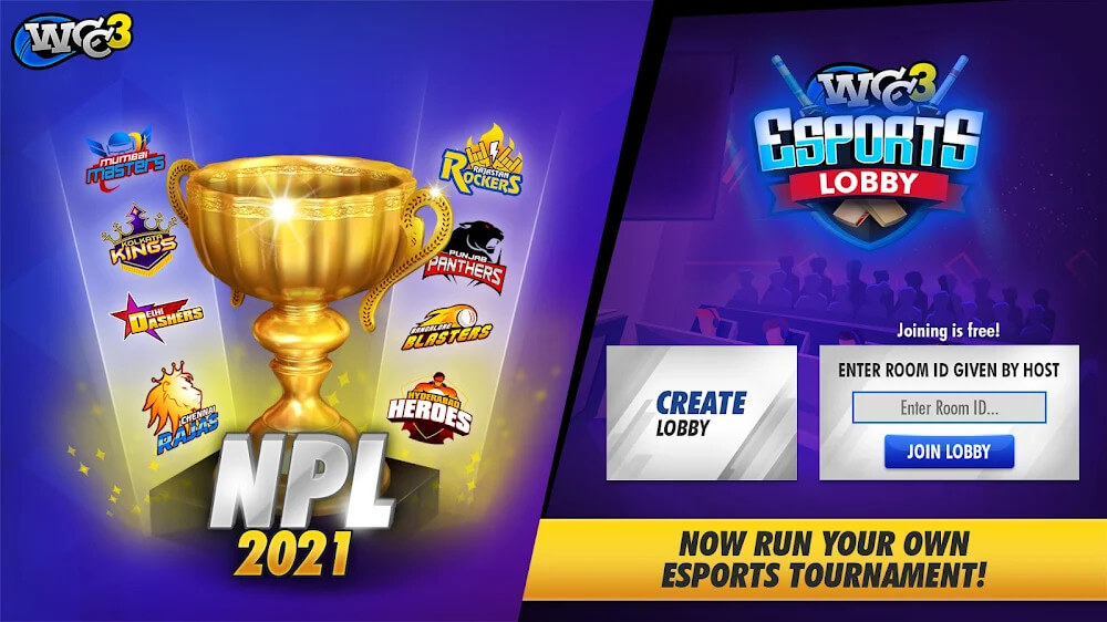 World Cricket Championship 3 v2.8 MOD APK + OBB (Unlimited Money)