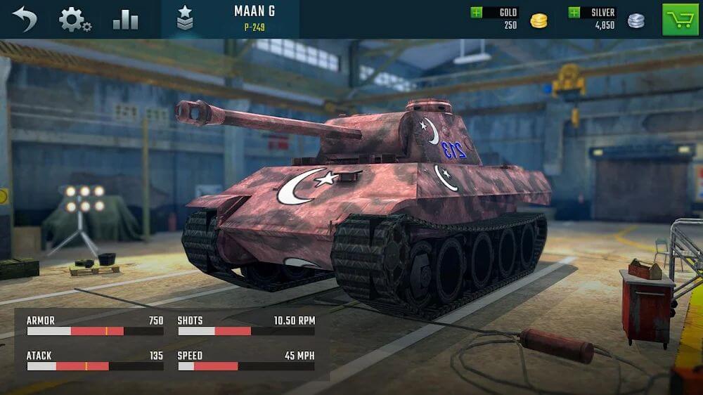 World Tanks War v1.33 MOD APK (Unlimited Money, Speed)