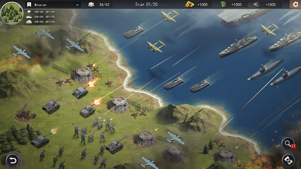 World War 2: Strategy Games v938 MOD APK (Unlimited Money/Medals)