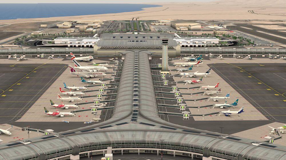 World of Airports v1.50.5 MOD APK + OBB (All Airports, Planes Unlocked)