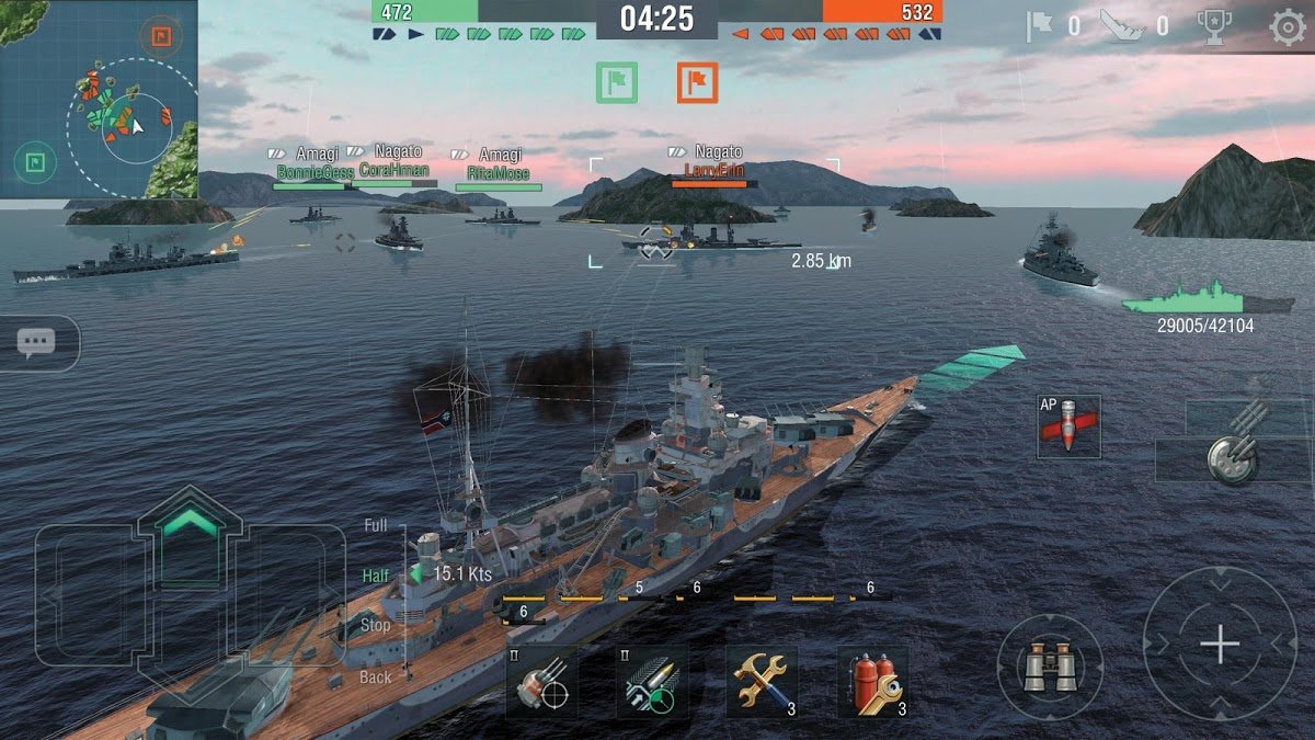 World of Warships Blitz v4.5.0 APK + OBB