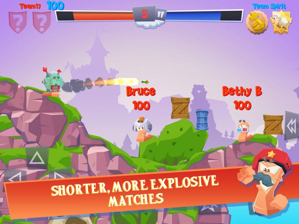 Worms 4 v2.1.742117 APK + OBB (MOD, All Unlocked) Download