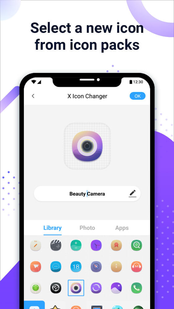 X Icon Changer v4.4.9 MOD APK (Premium Unlocked)