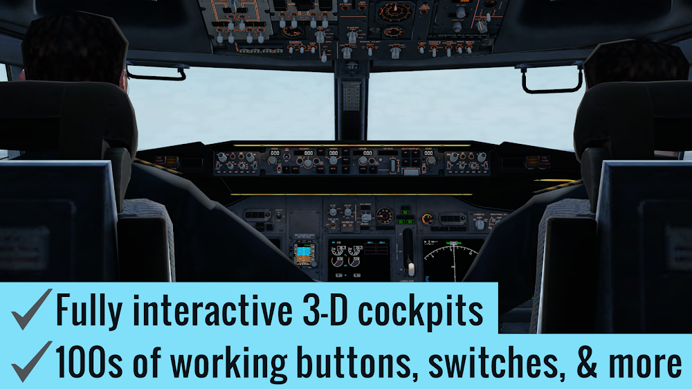 X-Plane Flight Simulator v11.7.0 MOD APK + OBB (All Unlocked)
