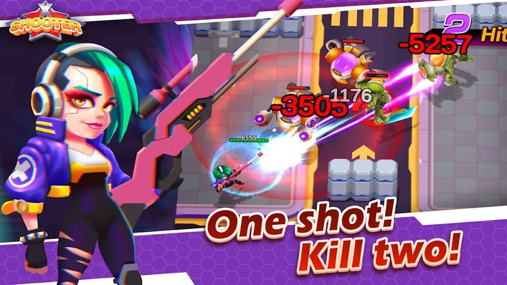 X SHOOTER v1.4.2 MOD APK + OBB (Damage Multiplier, God Mode)