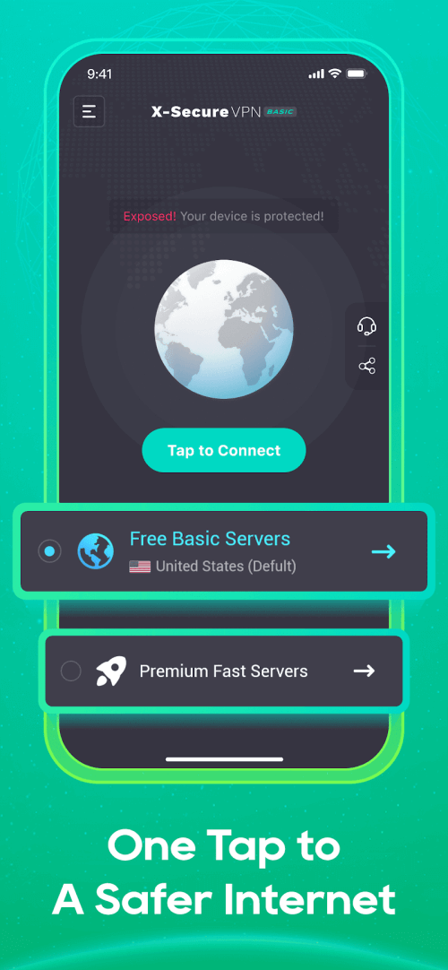 X-Secure VPN Proxy : Fast VPN v1.8.6 MOD APK (Premium Unlocked)