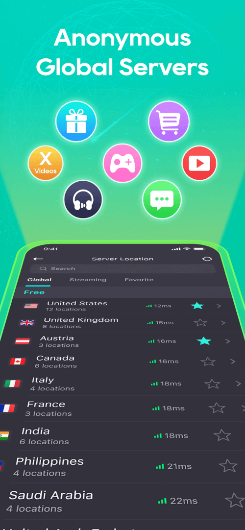 X-Secure VPN Proxy : Fast VPN v1.8.6 MOD APK (Premium Unlocked)