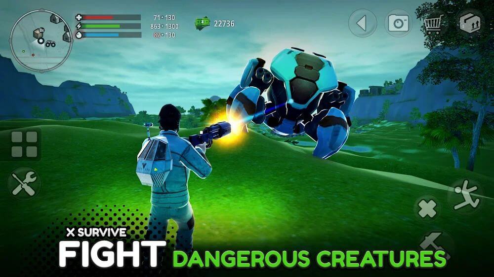 X Survive v1.0801 MOD APK (Unlimited Money, Free Crafting)