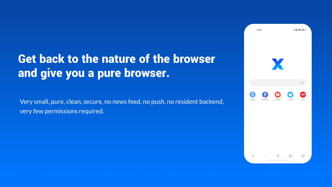 XBrowser MOD APK 4.7.0 (Optimized)