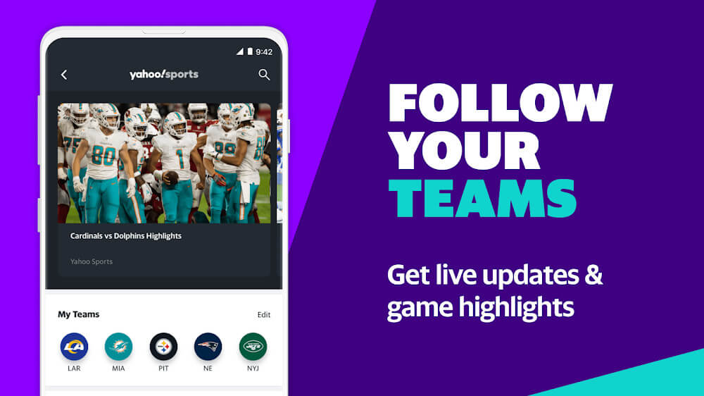 Yahoo Sports v10.0.1 APK + MOD (Optimized/No ADS)