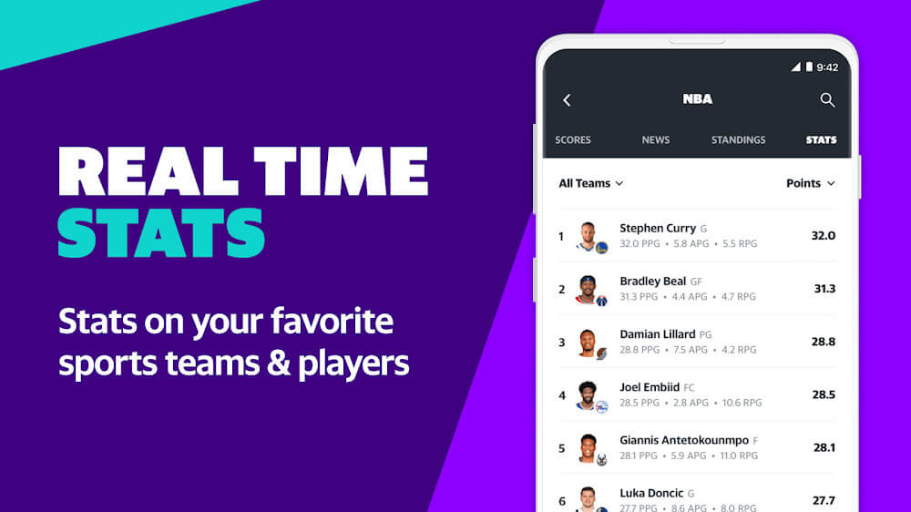 Yahoo Sports v10.0.1 APK + MOD (Optimized/No ADS)