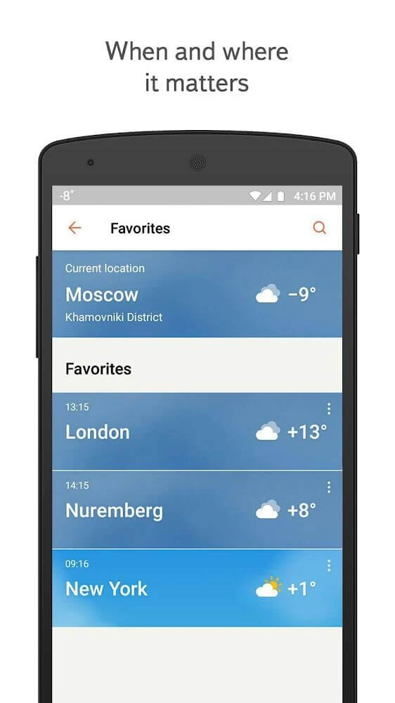 Yandex.Weather v23.7.4 APK + MOD (Ad-Free)