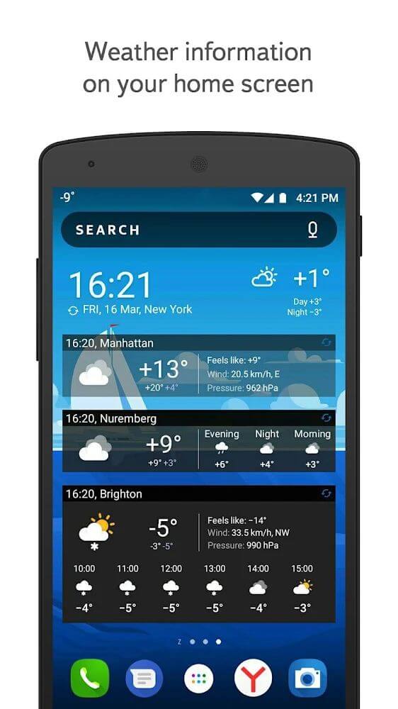 Yandex.Weather v23.7.4 APK + MOD (Ad-Free)