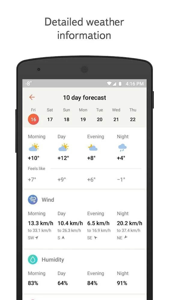 Yandex.Weather v23.7.4 APK + MOD (Ad-Free)