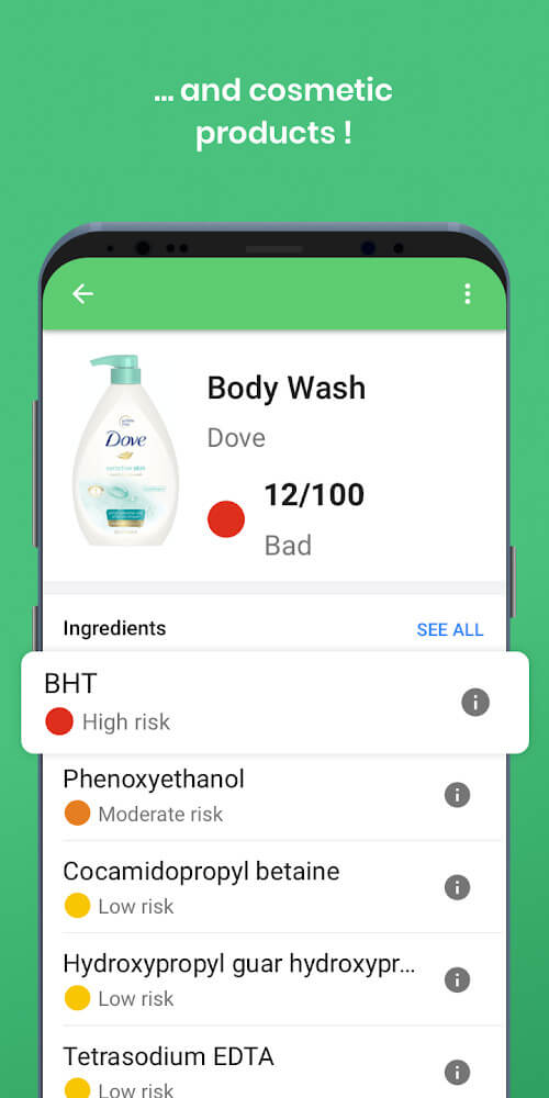 Yuka - Food & Cosmetic Scan v4.26 MOD APK (Premium Unlocked)