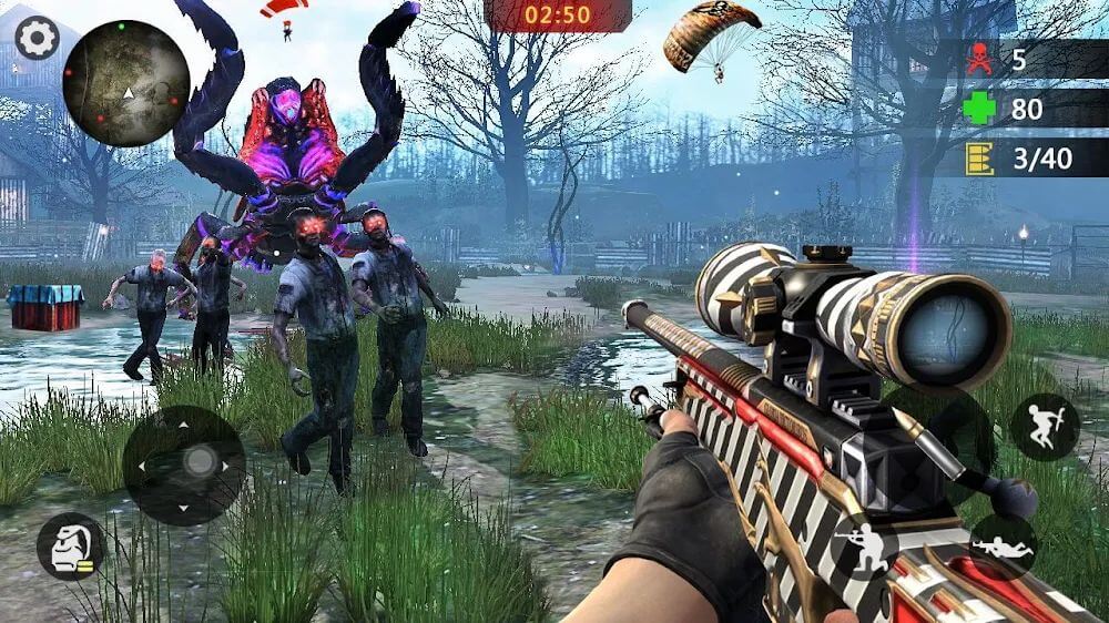 Zombie 3D Gun Shooter v1.6.0 MOD APK (Dumb Enemy, Unlimited Coins)