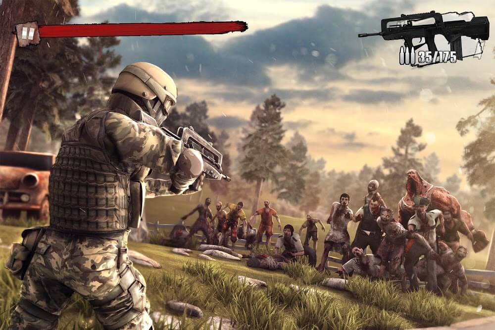 Zombie Frontier 3 v2.60 MOD APK (Unlimited Money, One Hit, God Mode)