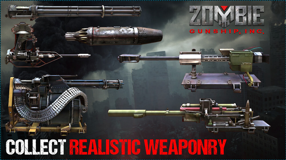 Zombie Gunship Survival v1.7.10 MOD APK (Unlimited Ammo, Dumb Enemies)