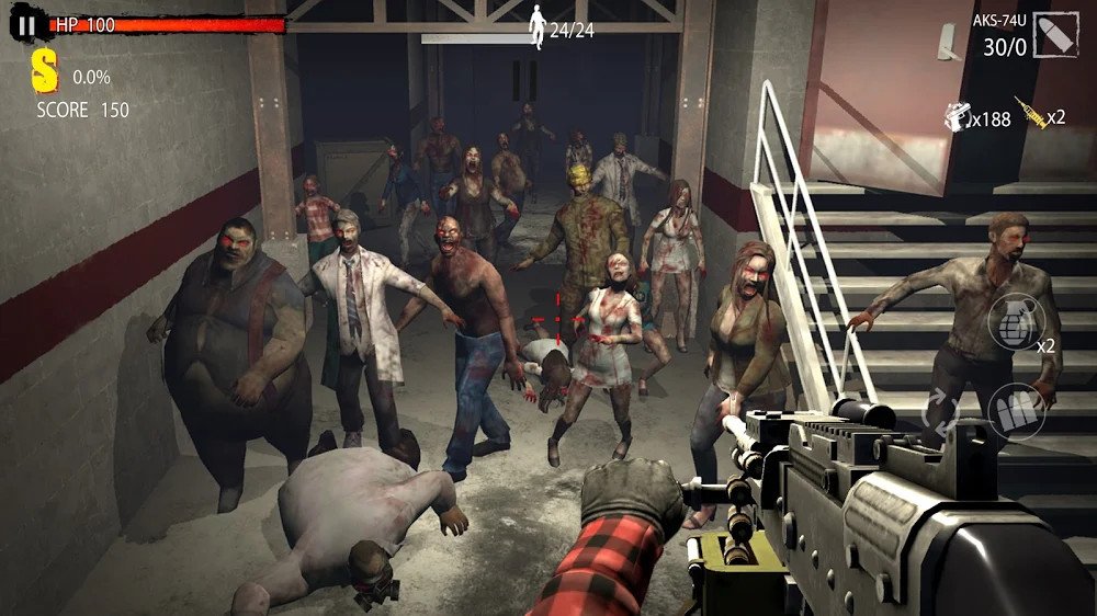 Zombie Hunter D-Day v1.0.827 MOD APK (One Hit/God Mode)