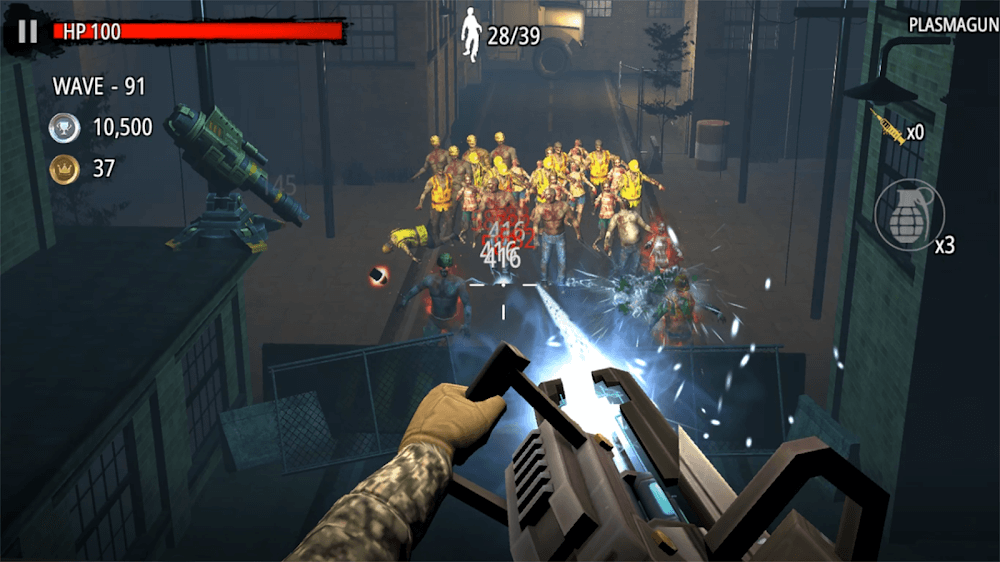 Zombie Hunter D-Day v1.0.912 MOD APK (One Hit, God Mode)