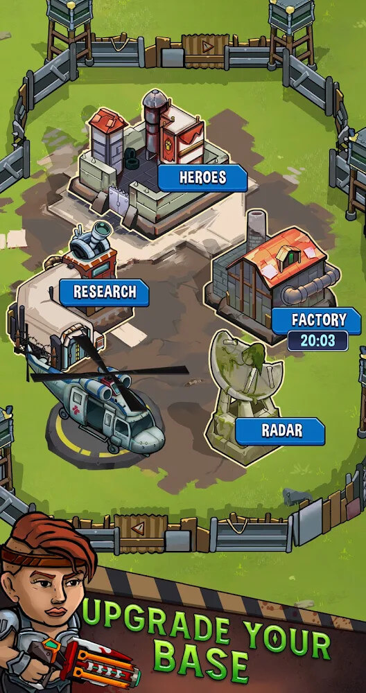 Zombie idle: City defense v1.0.3 MOD APK (Menu/God Mode, Money)