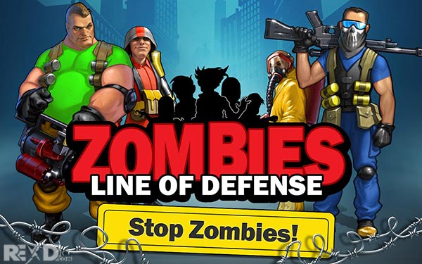 Zombies: Line of Defense Free 1.4 APK + MOD + DATA