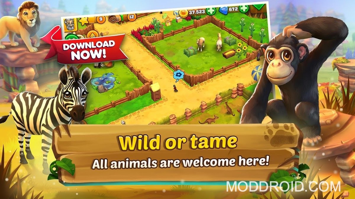 Zoo 2: Animal Park v1.69.2 MOD APK (Unlimited Money)